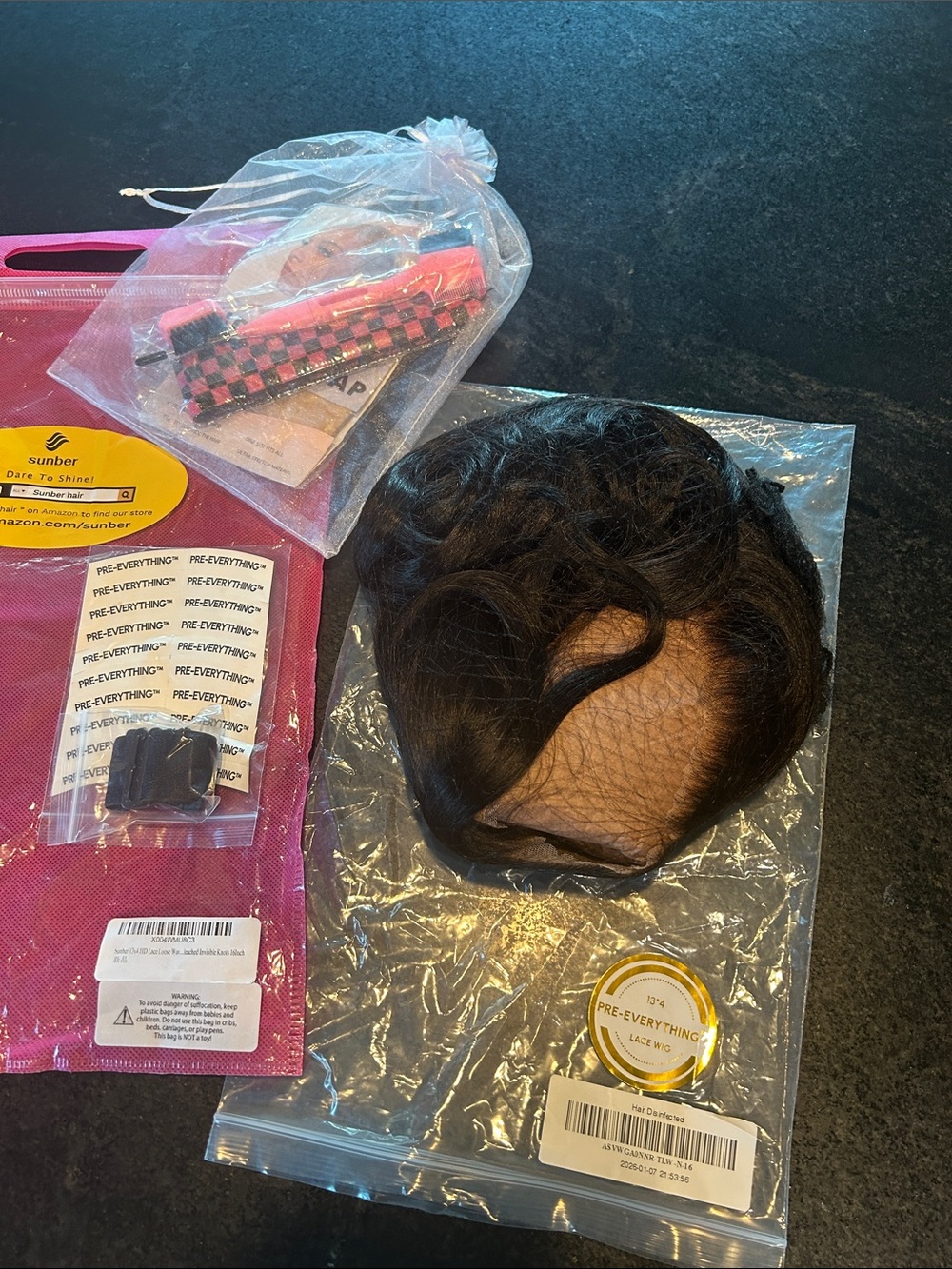 Lace Wig Topper - Natural Black